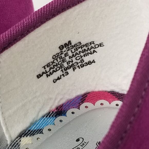 Arizona Jean's‎ Co Womens Fuchsia Studded Slip On Ballet Flats Size 9M - Picture 12 of 16